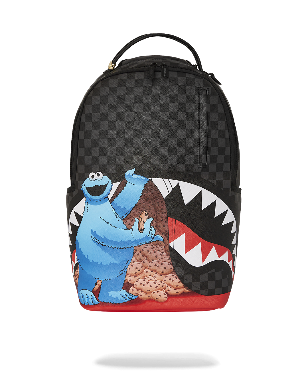 SPRAYGROUND SESAME STREET COOKIE MONSTER SNACK ATTACK DLXSV BACKPACK
