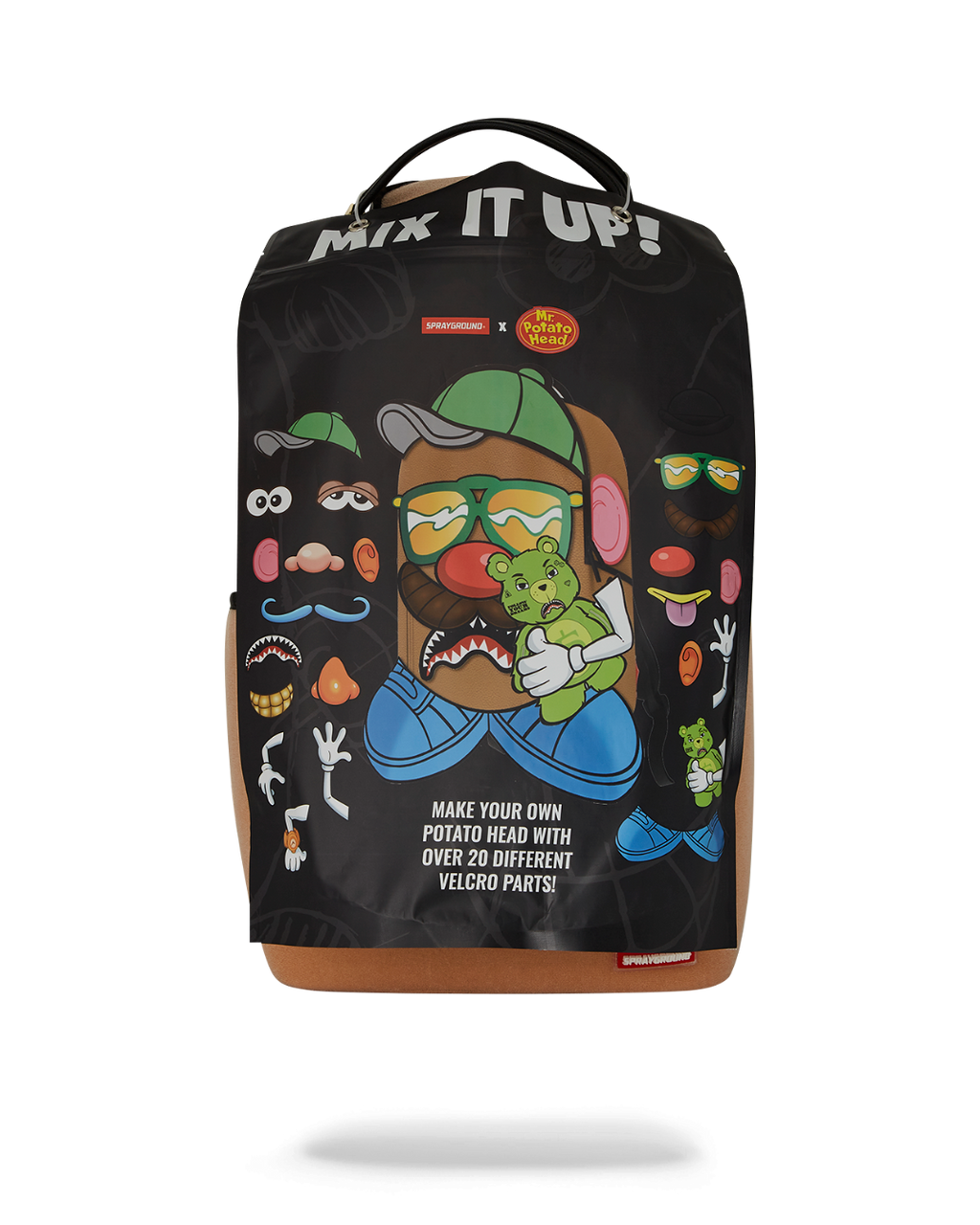 SPRAYGROUND MR. POTATO HEAD VELCRO PATCH MIX-IT-UP DLXSV BACKPACK