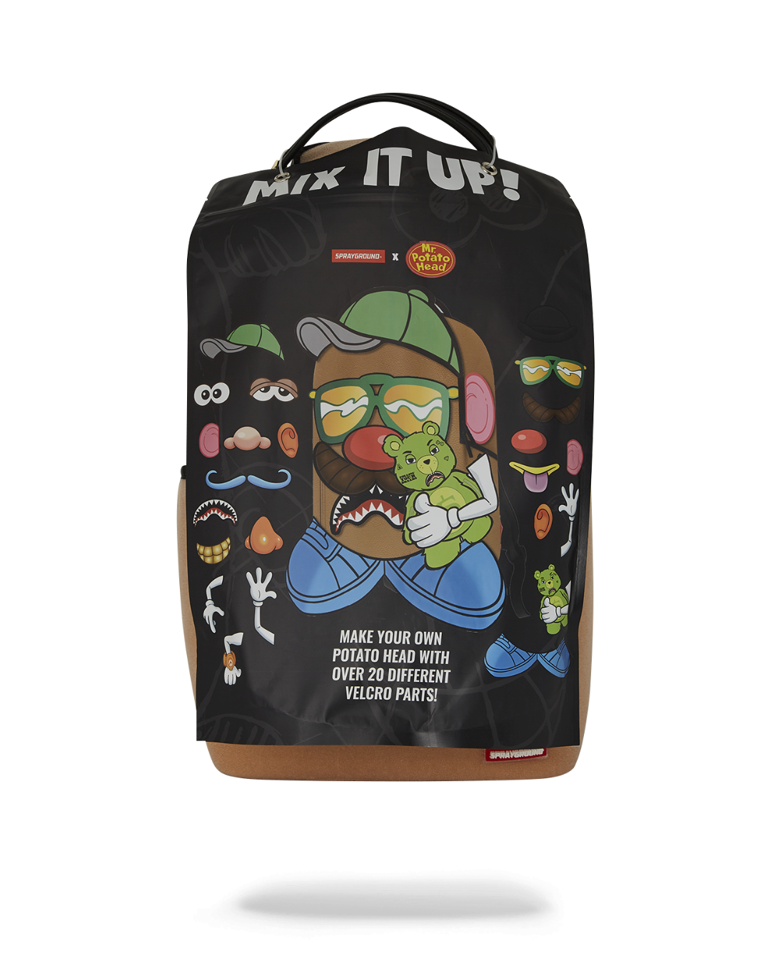 SPRAYGROUND MR. POTATO HEAD VELCRO PATCH MIX-IT-UP DLXSV BACKPACK