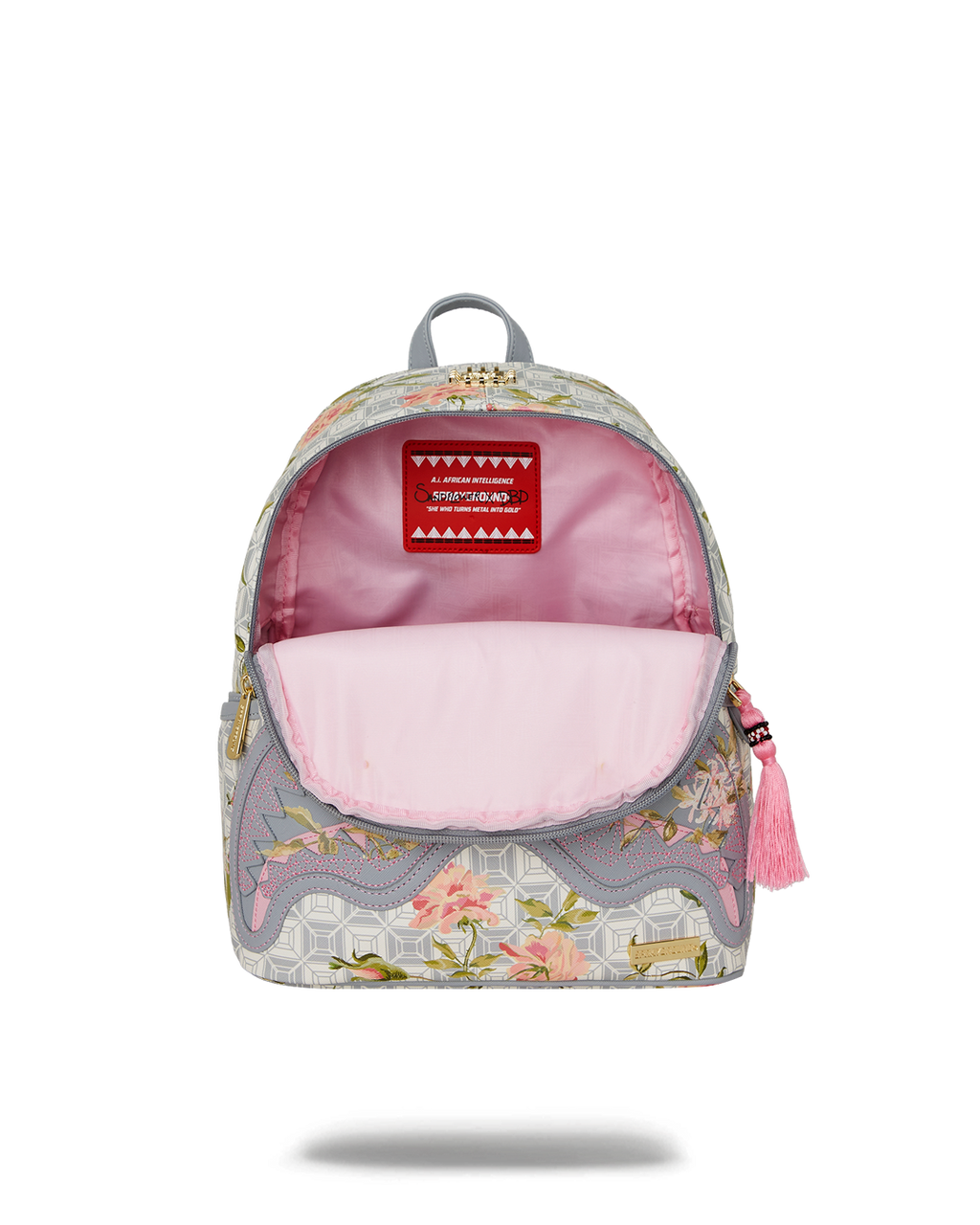 SPRAYGROUND A.I. AFRICAN INTELLIGENCE ELEGANT ENERGY SAVAGE BACKPACK - SANDFLOWER COLLAB