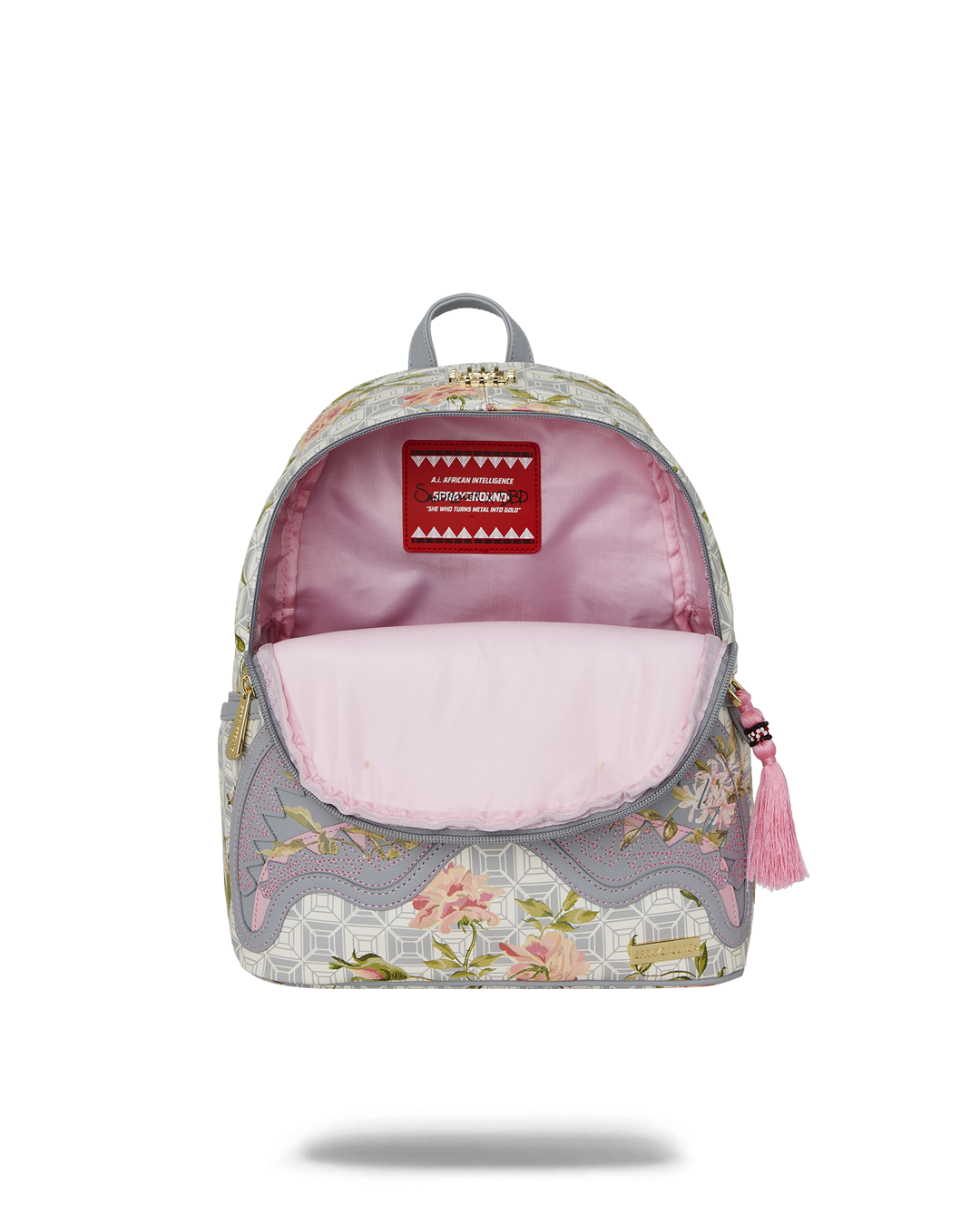 SPRAYGROUND A.I. AFRICAN INTELLIGENCE ELEGANT ENERGY SAVAGE BACKPACK - SANDFLOWER COLLAB
