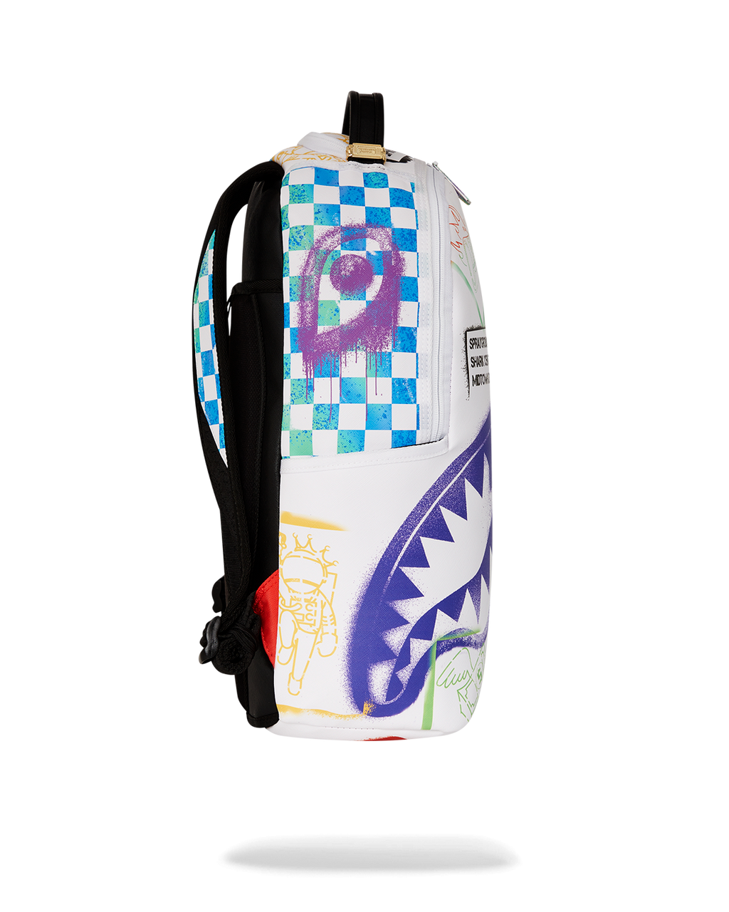 SPRAYGROUND SHARK CENTRAL CUT OUT FOR GREATNESS DLXSV BACKPACK