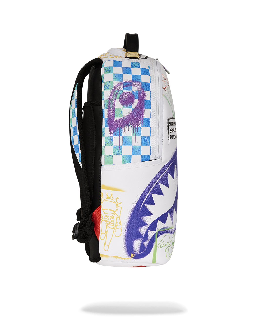 SPRAYGROUND SHARK CENTRAL CUT OUT FOR GREATNESS DLXSV BACKPACK