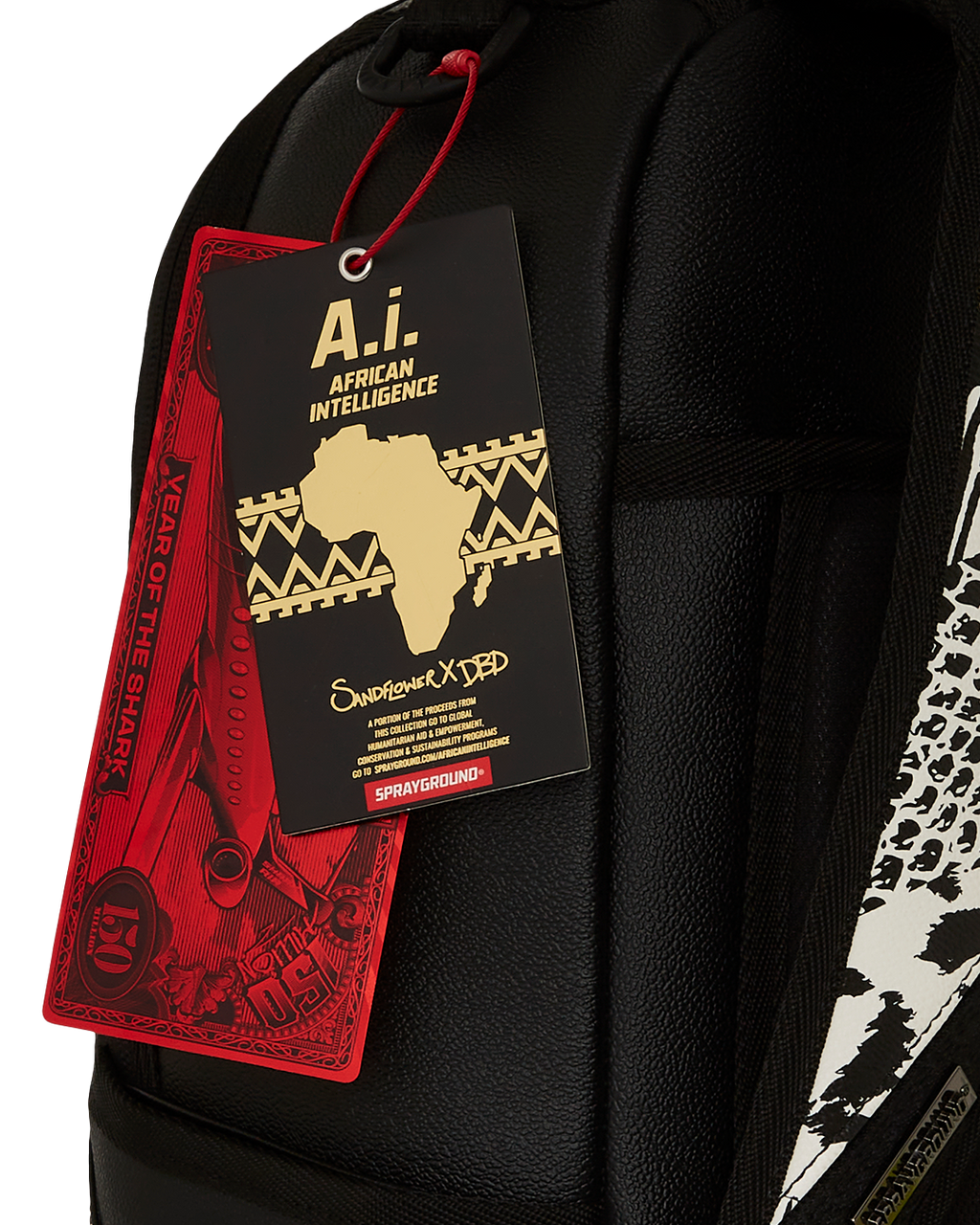 SPRAYGROUND A.I. AFRICAN INTELLIGENCE WILD NILE BACKPACK - SANDFLOWER COLLAB