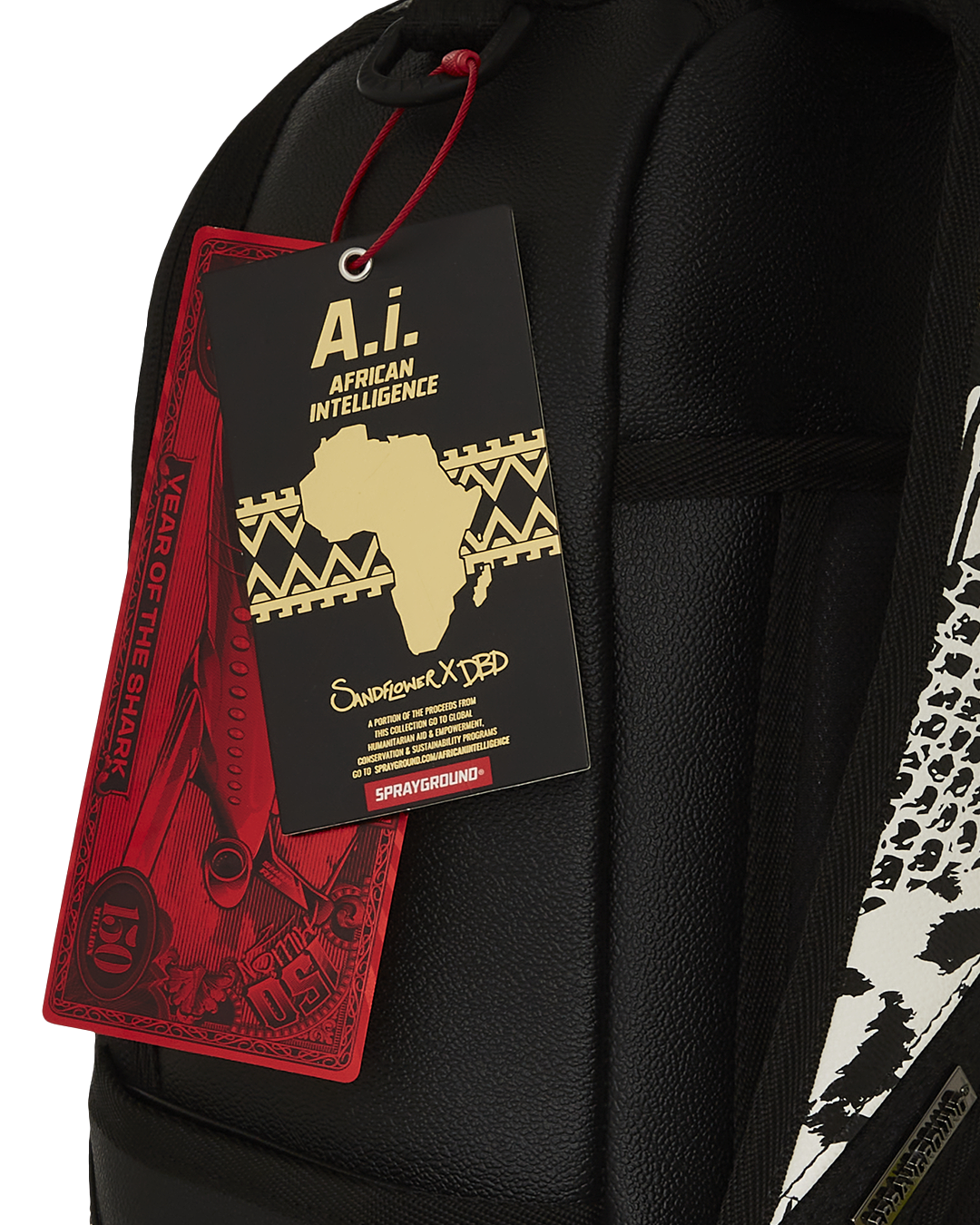 SPRAYGROUND A.I. AFRICAN INTELLIGENCE WILD NILE BACKPACK - SANDFLOWER COLLAB