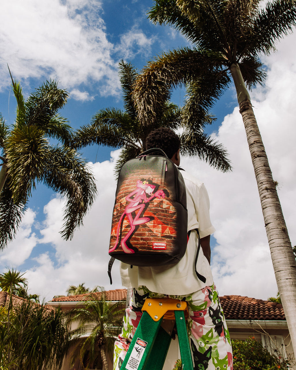 SPRAYGROUND PINK PANTHER CAN'T CATCH ME DLXR BACKPACK