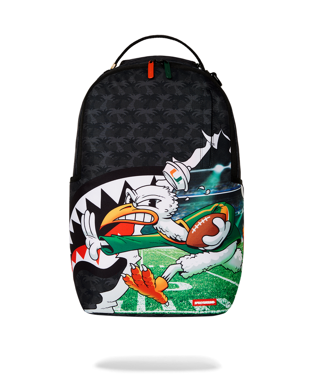 SPRAYGROUND UNIVERSITY OF MIAMI TOUCHDOWN BACKPACK