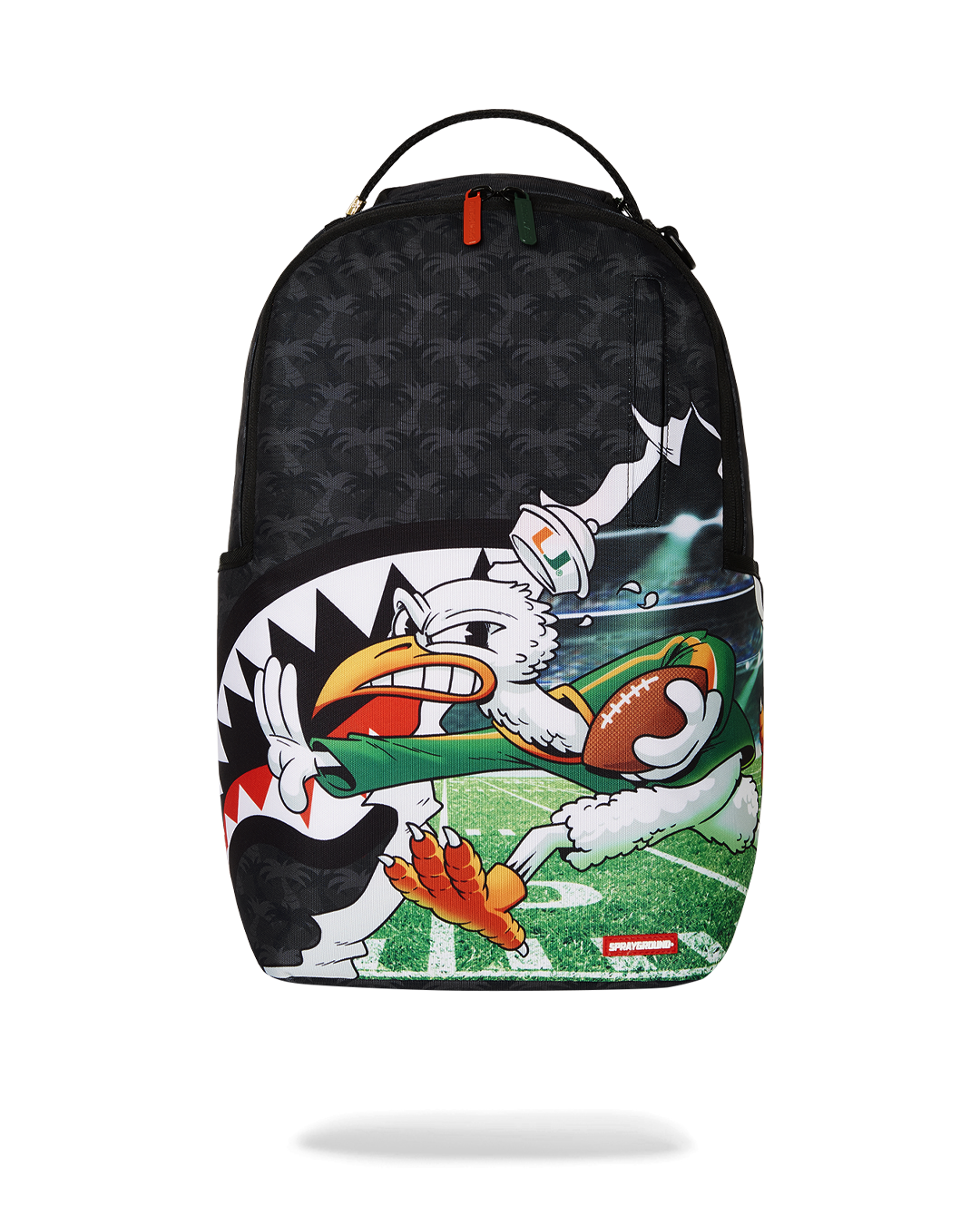 SPRAYGROUND UNIVERSITY OF MIAMI TOUCHDOWN BACKPACK