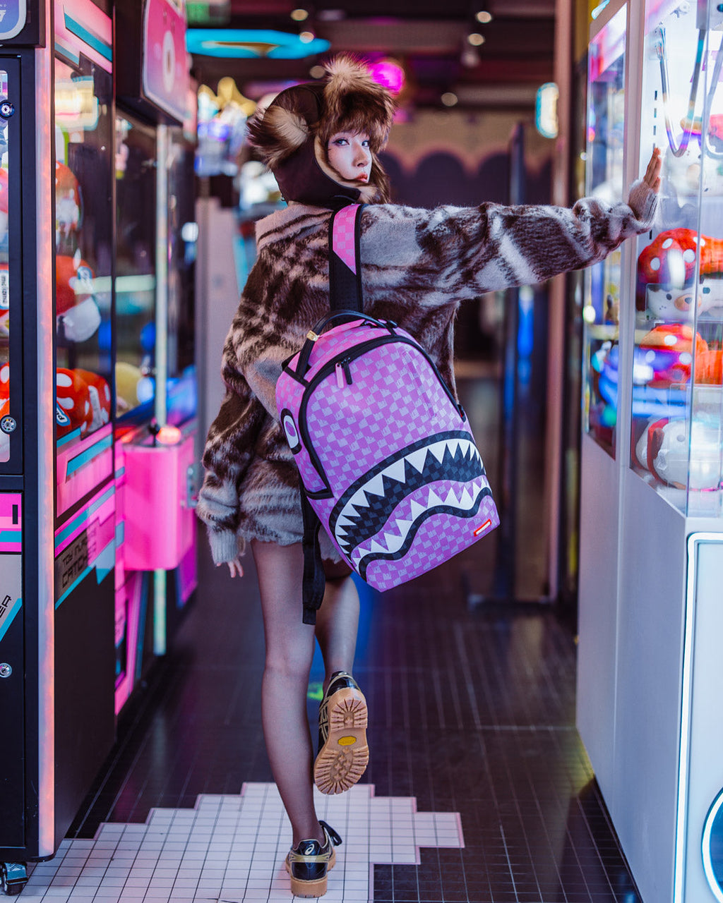 SPRAYGROUND PINK PARADISE DLXSV BACKPACK