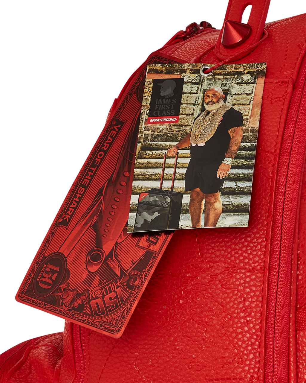 SPRAYGROUND JAMES FIRST CLASS RUBY RED CHATEAU BACKPACK