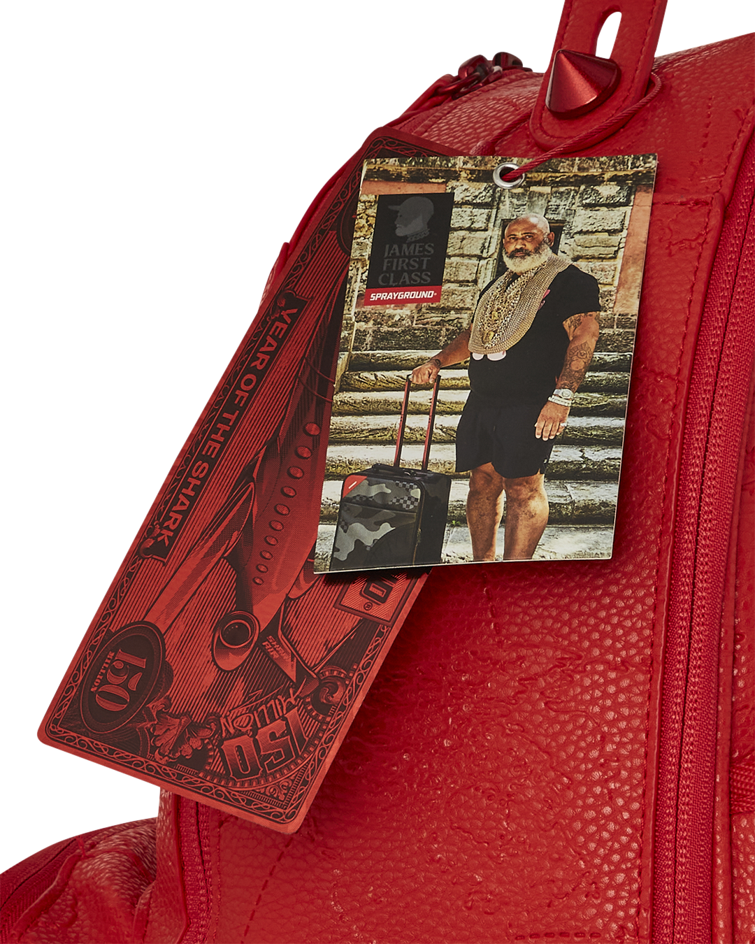 SPRAYGROUND JAMES FIRST CLASS RUBY RED CHATEAU BACKPACK