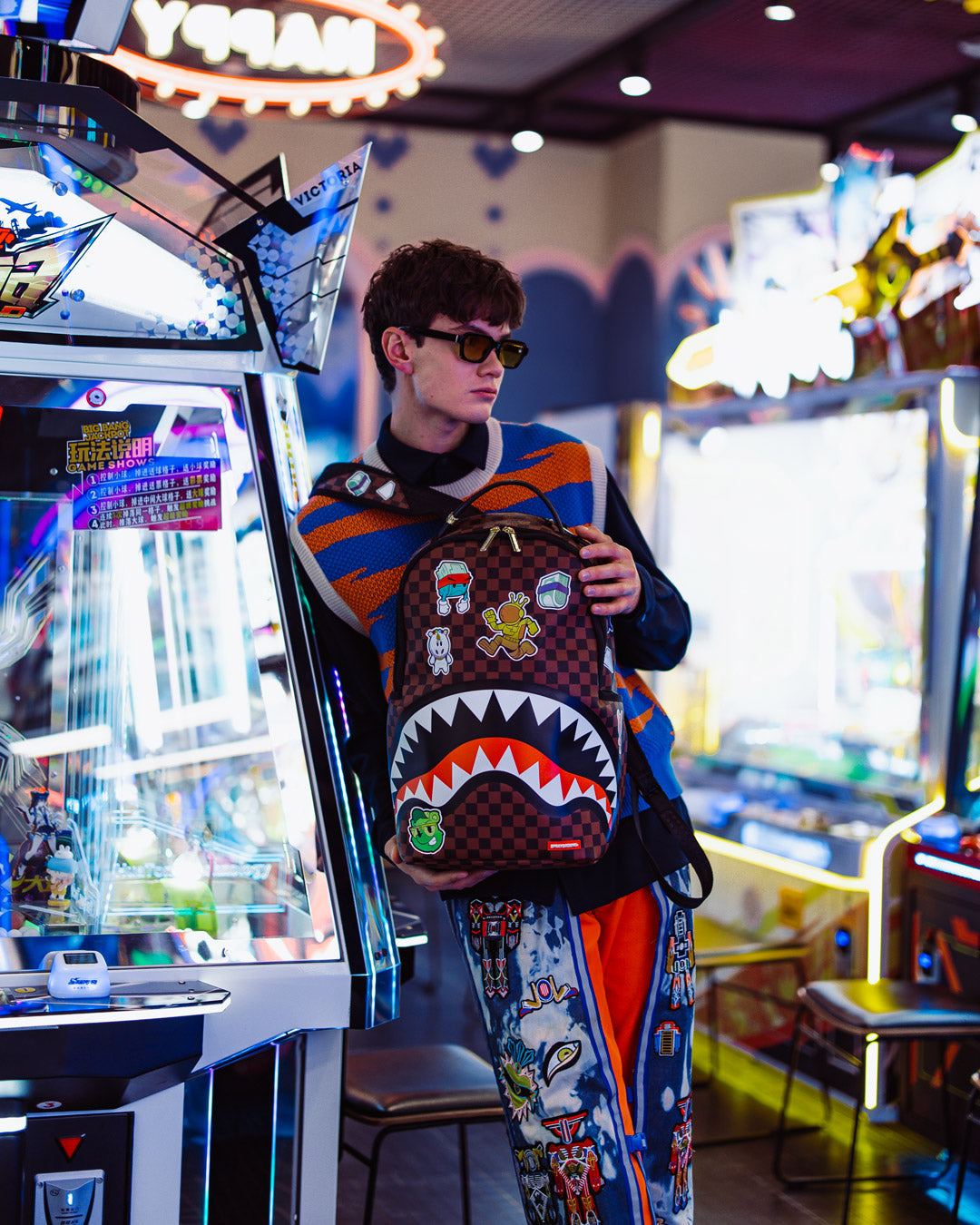 SPRAYGROUND STICKER OPS BACKPACK