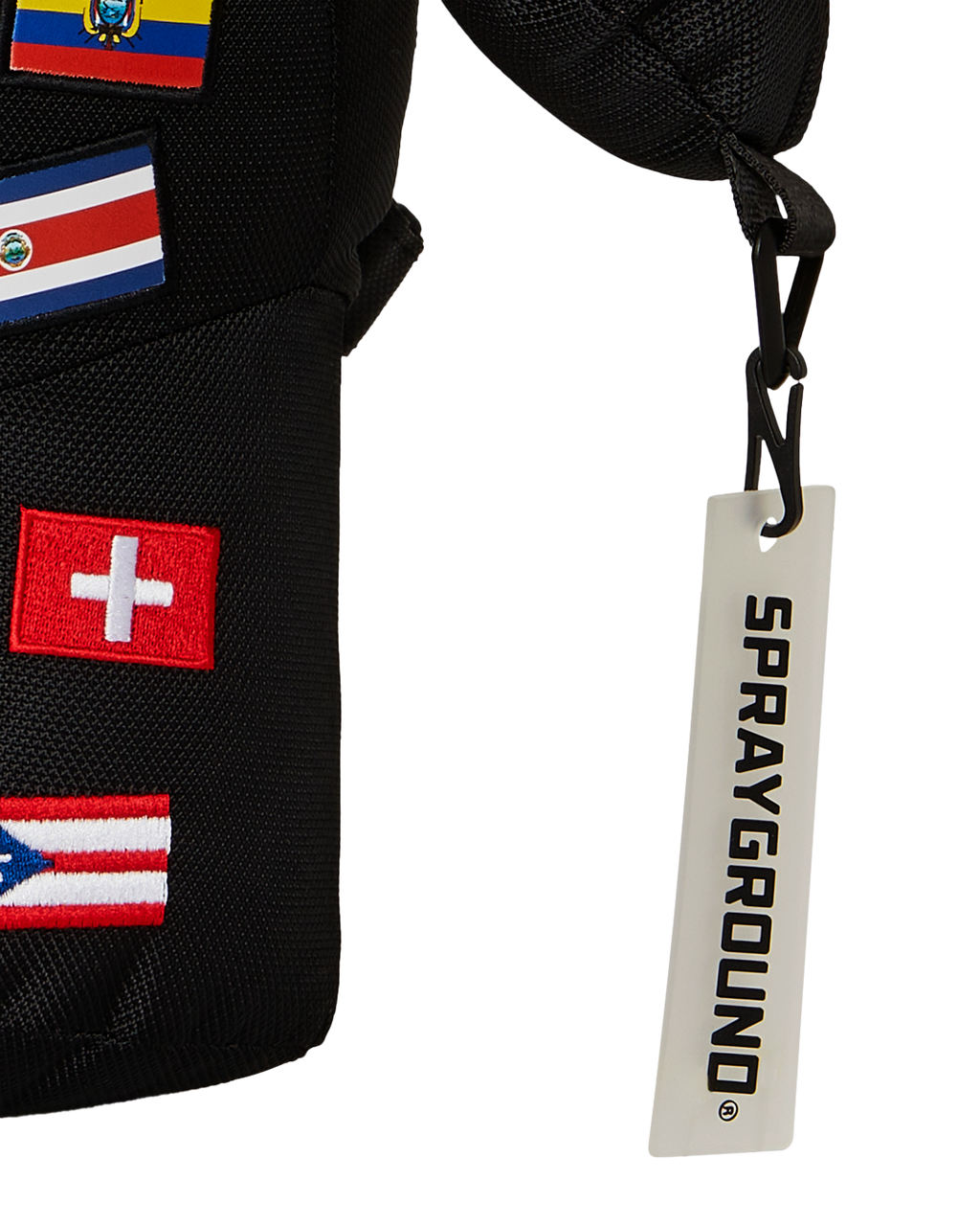 SPRAYGROUND JAMES FIRST CLASS GLOBAL FLAGS MONEYBEAR BACKPACK