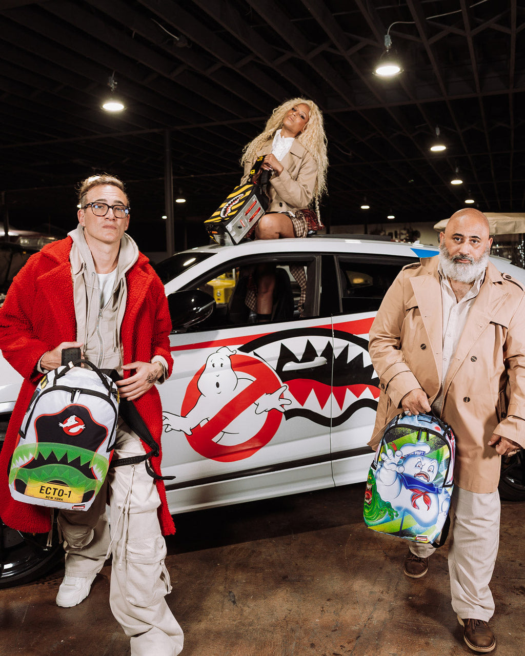 SPRAYGROUND GHOSTBUSTERS ECTO-SHARK BACKPACK