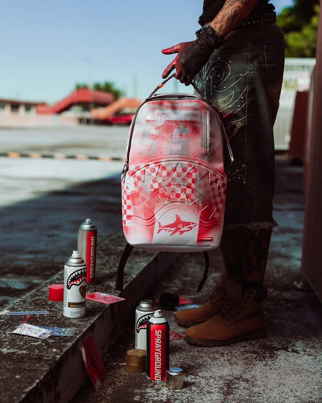 SPRAYGROUND GRAFFITI ARTIST - DESIGN YOUR OWN BACKPACK - 9 STENCILS INCLUDED