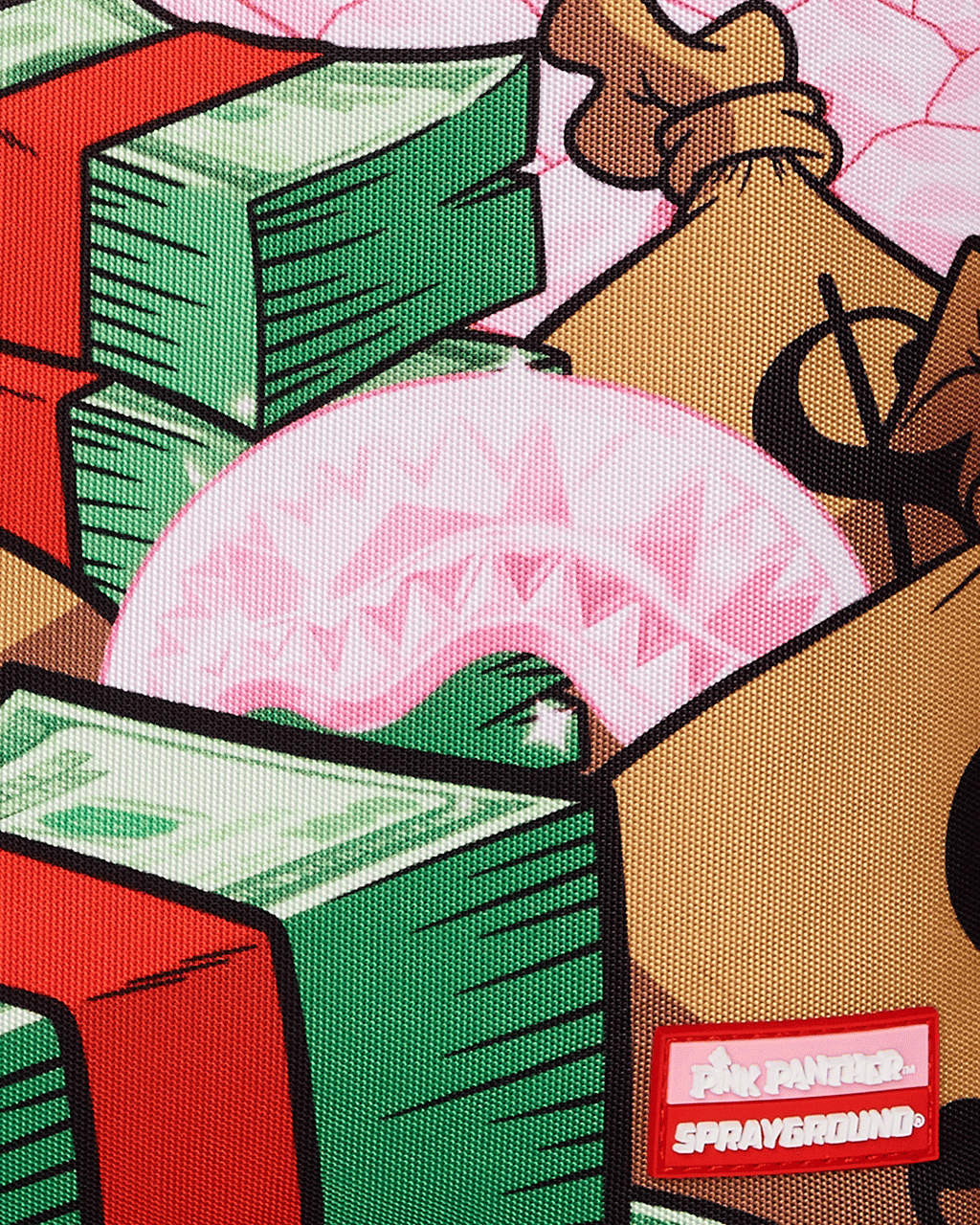 SPRAYGROUND PINK PANTHER FORTRESS OF MONEY-TUDE BACKPACK