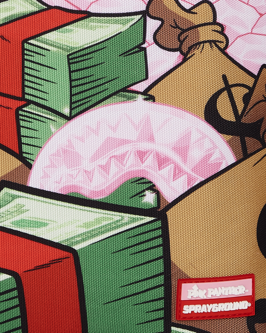 SPRAYGROUND PINK PANTHER FORTRESS OF MONEY-TUDE BACKPACK