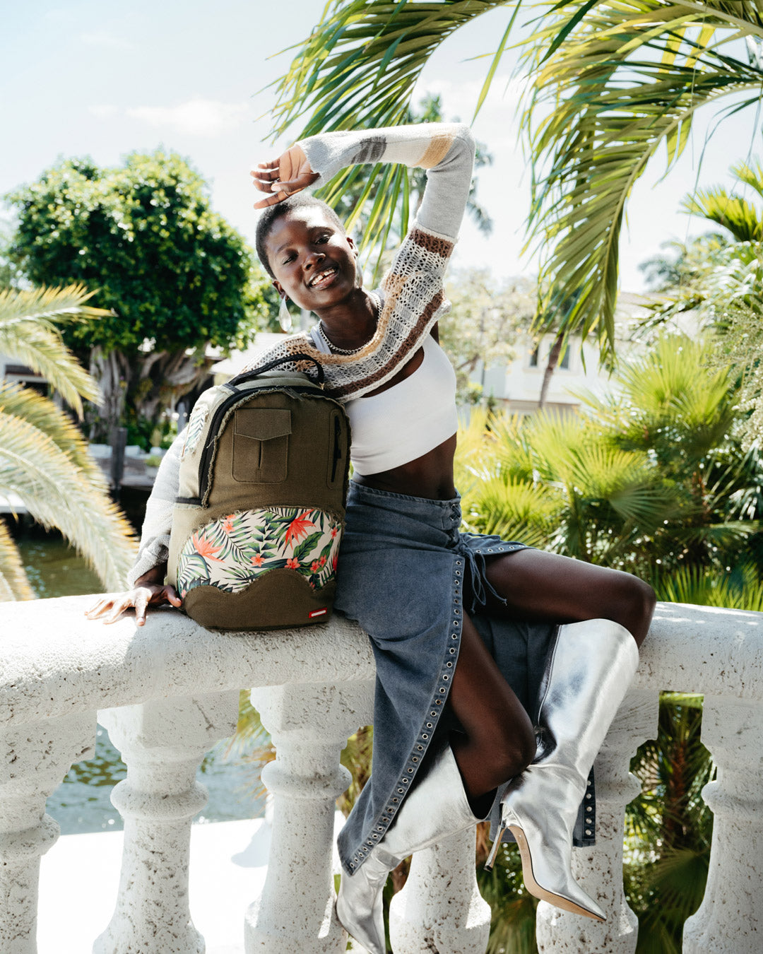 SPRAYGROUND TROPICAL MIRAGE DLX TACTICAL BACKPACK