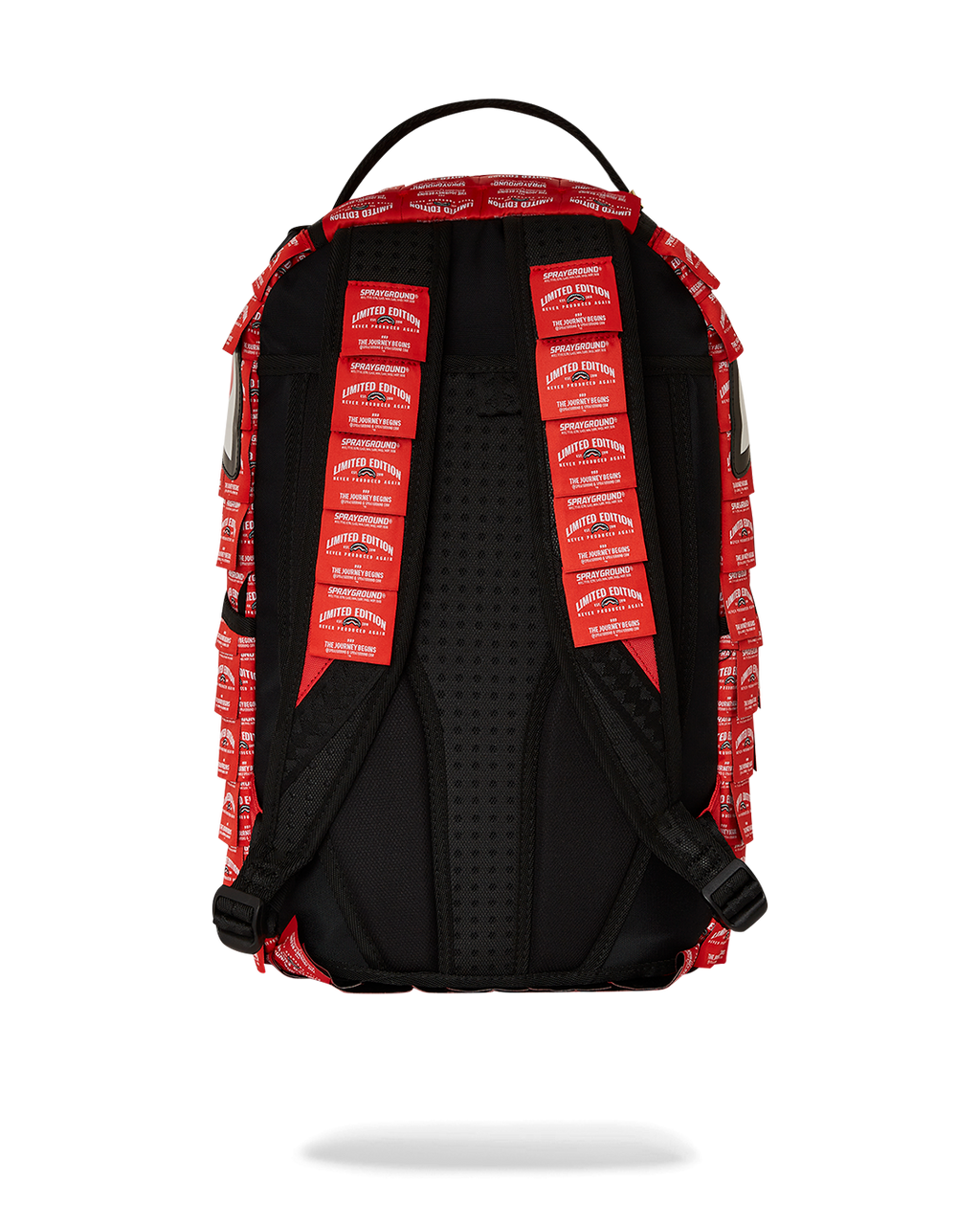 SPRAYGROUND MADE OF WOVEN LABELS SHARK BACKPACK