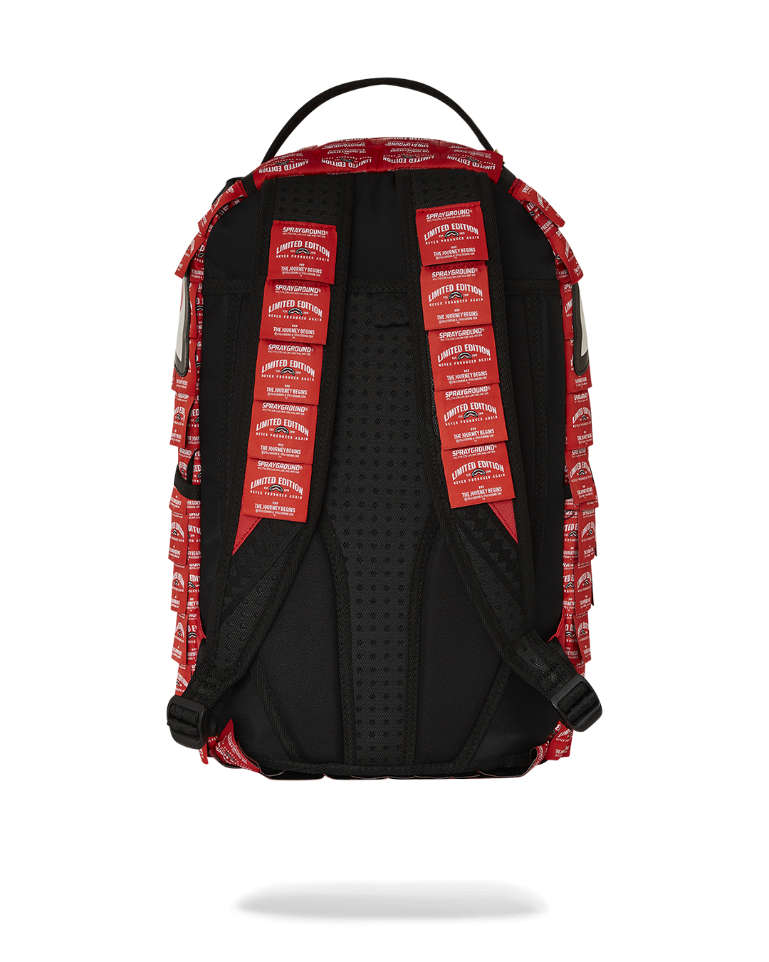 SPRAYGROUND MADE OF WOVEN LABELS SHARK BACKPACK
