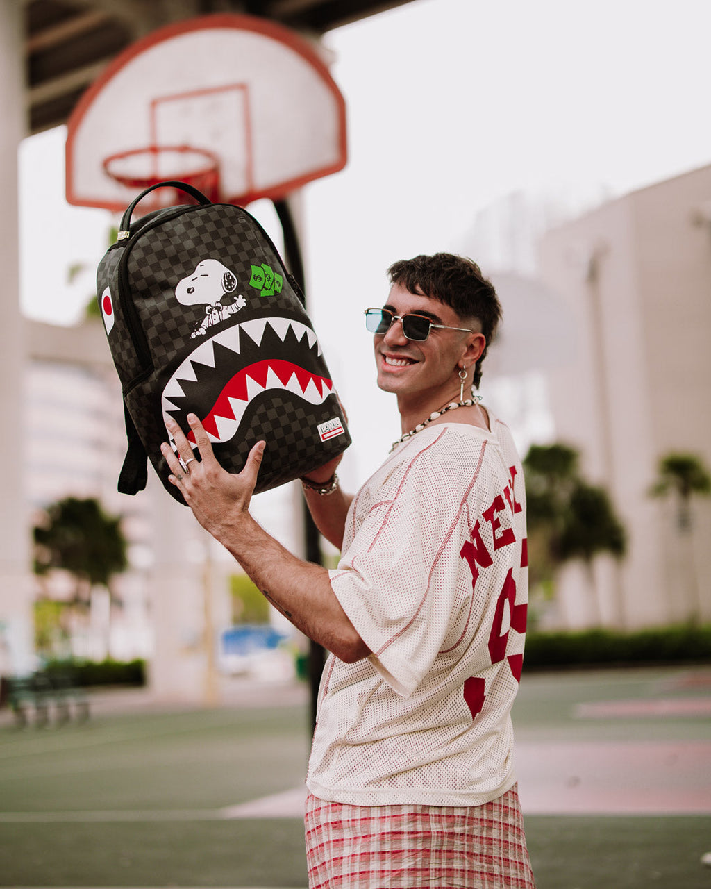 SPRAYGROUND SNOOPY SHARK RICH BACKPACK