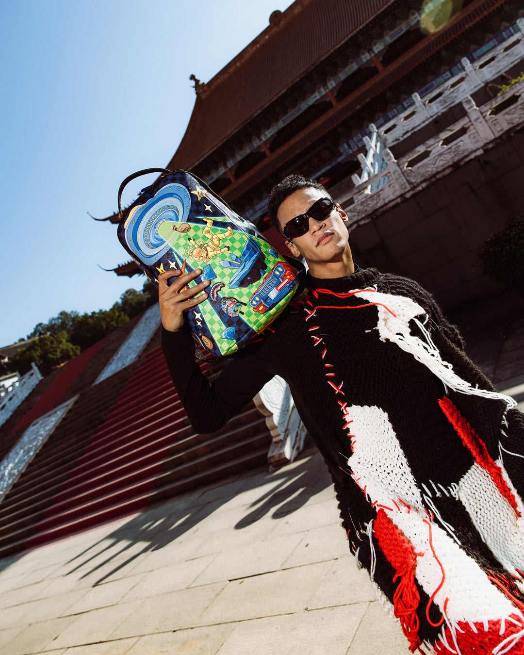 SPRAYGROUND SPACE WARPED BACKPACK