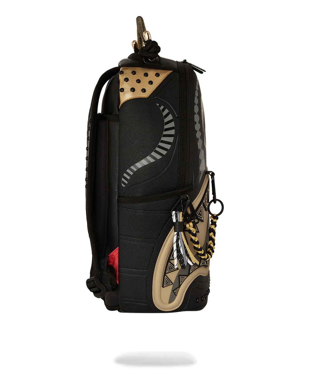 SPRAYGROUND A.I. AFRICAN INTELLIGENCE SHARKS OF THE GOLD OCEAN BACKPACK - SANDFLOWER COLLAB