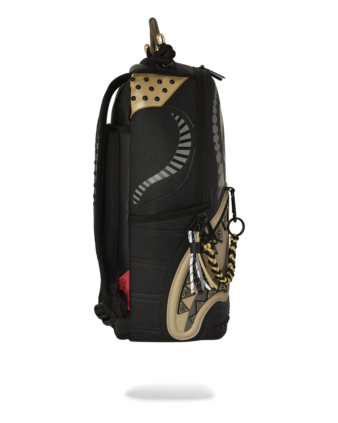 SPRAYGROUND A.I. AFRICAN INTELLIGENCE SHARKS OF THE GOLD OCEAN BACKPACK - SANDFLOWER COLLAB