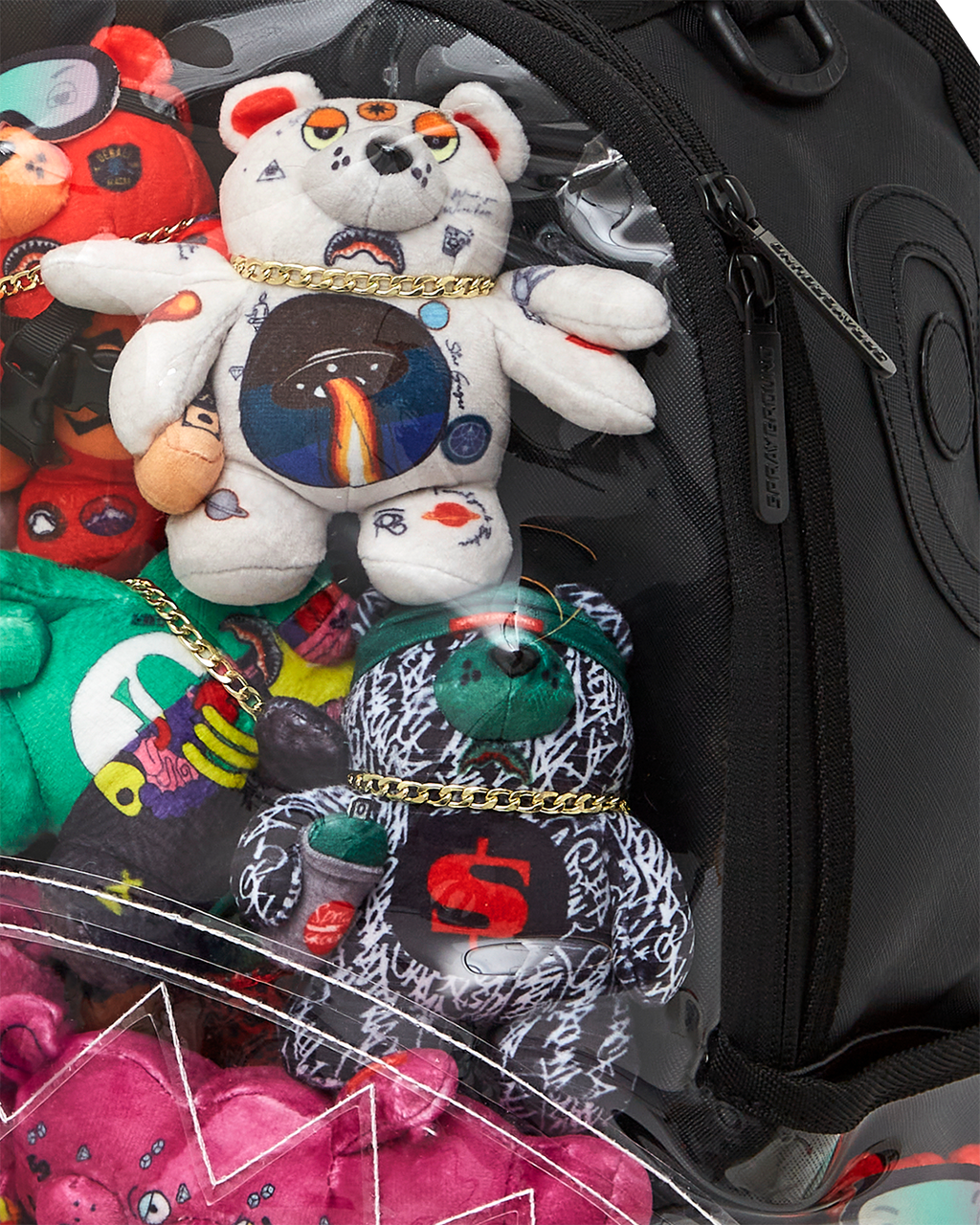 SPRAYGROUND LEGIT BEARS STUFFED IN THIS BAG BACKPACK