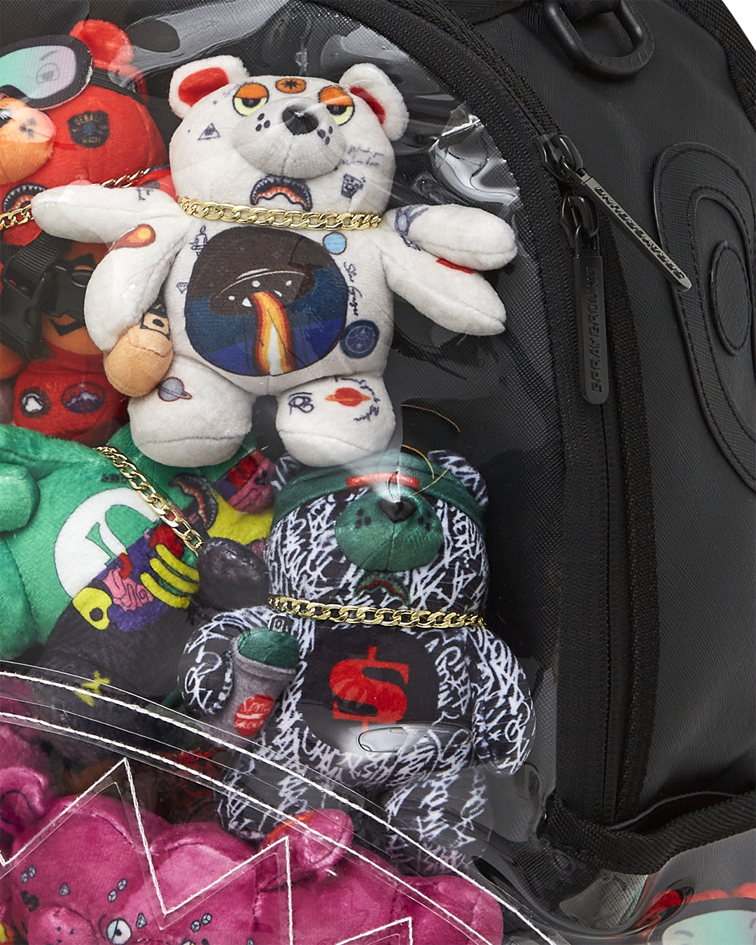 SPRAYGROUND LEGIT BEARS STUFFED IN THIS BAG BACKPACK