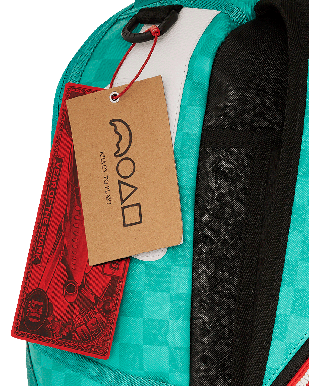 SPRAYGROUND SQUID GAME COLLAB JUMPSUIT BACKPACK