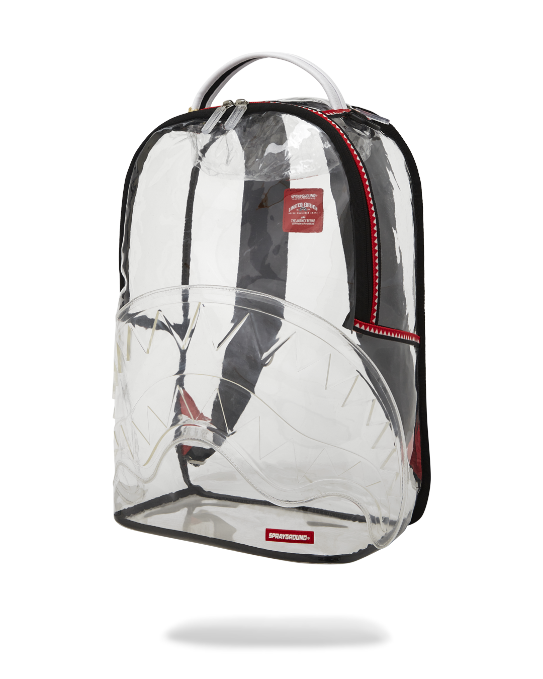 SPRAYGROUND 100% CLEAR BACKPACK SHARK