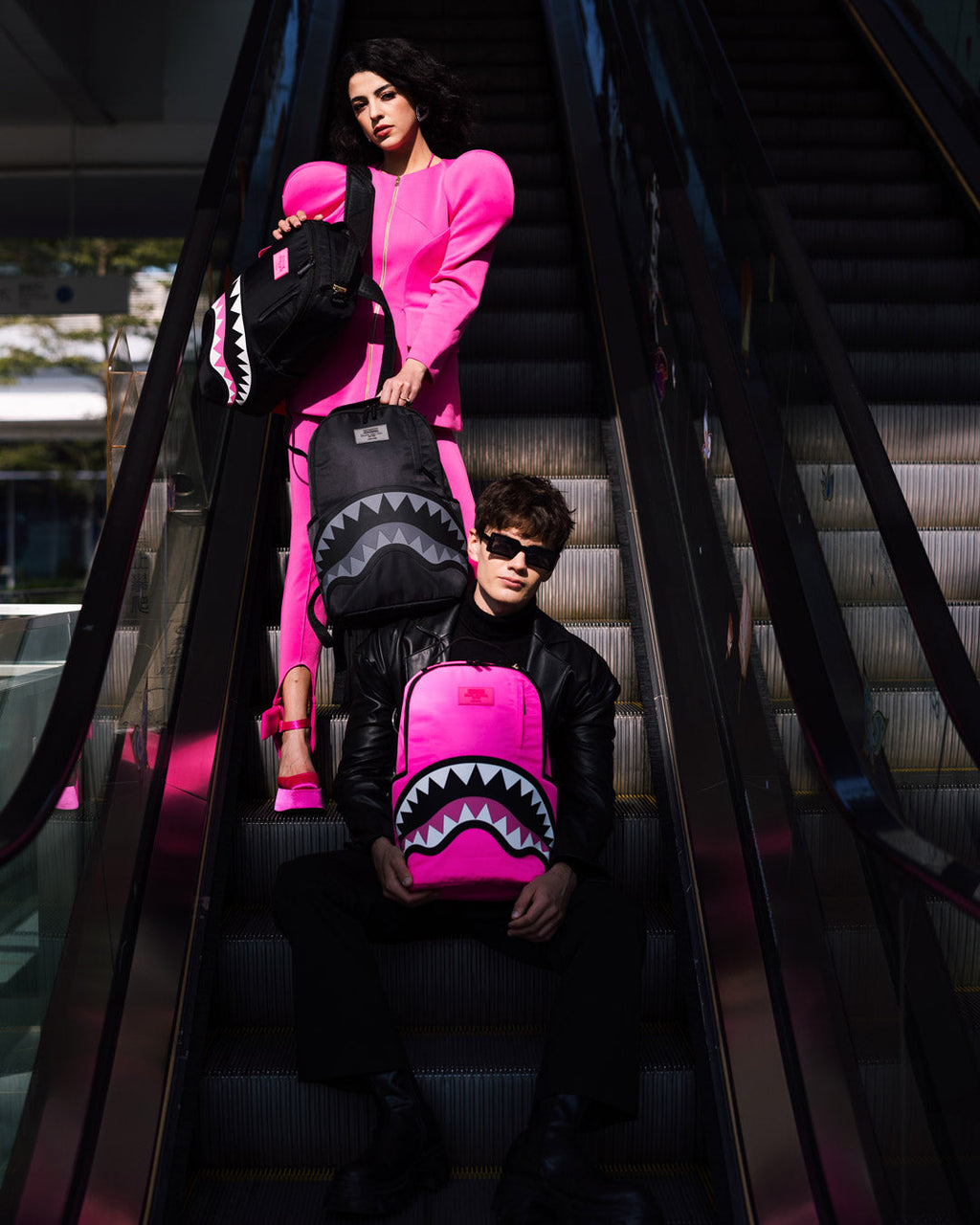 SPRAYGROUND SHARK CENTRAL 2.0 NEON VENOM BACKPACK