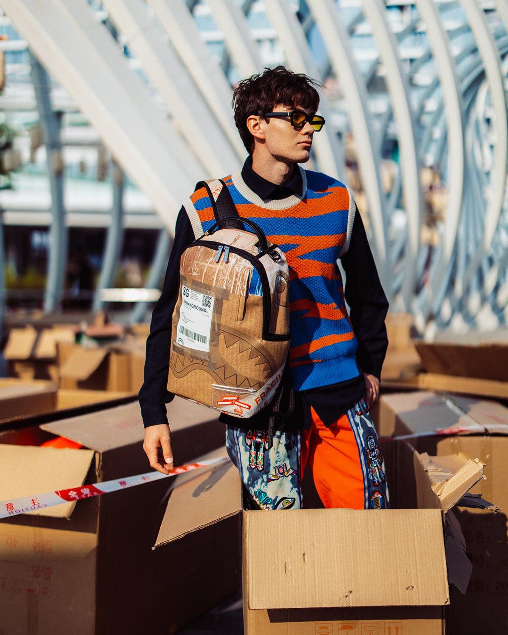 SPRAYGROUND OVERNIGHT DELIVERY BACKPACK