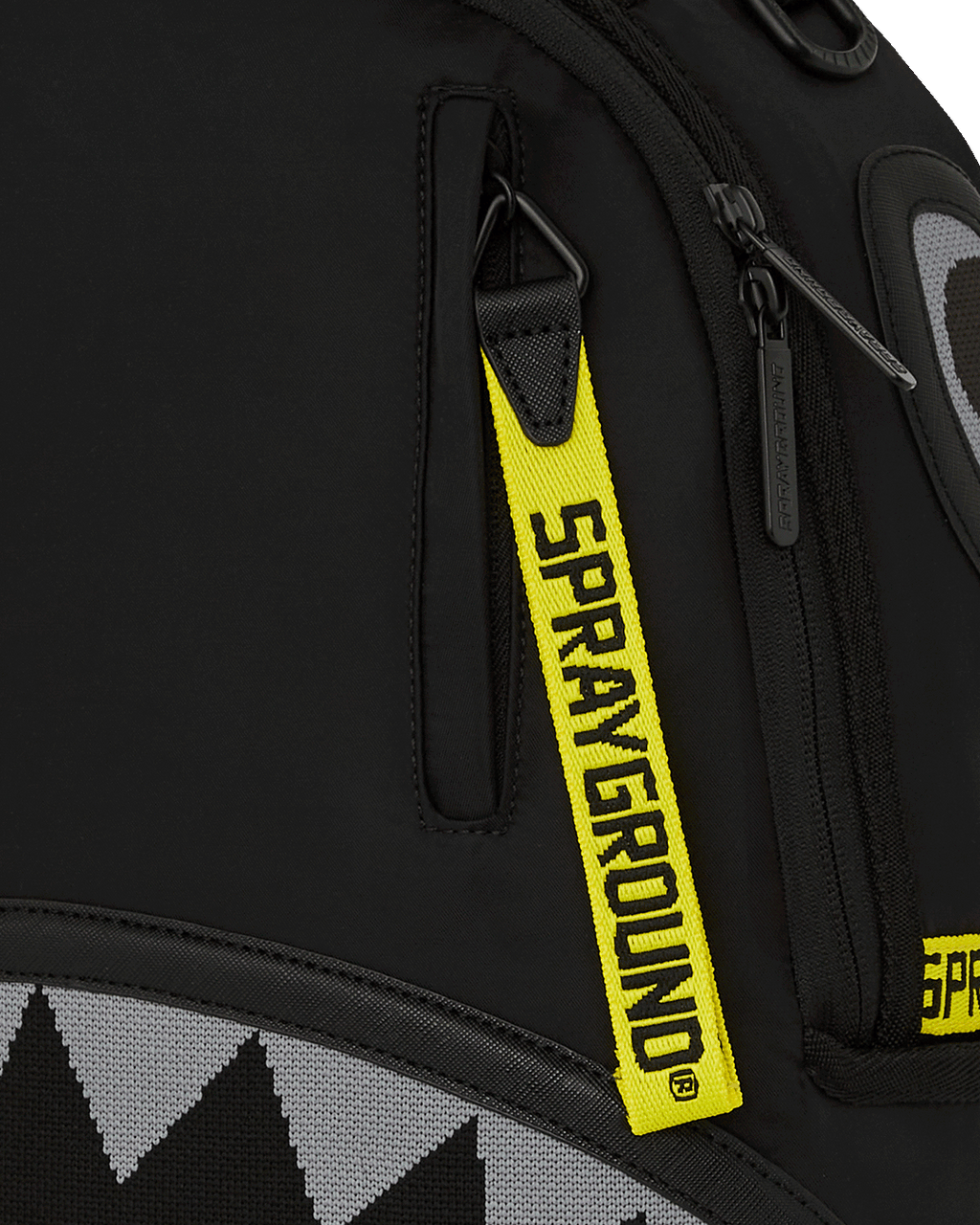 SPRAYGROUND SHARK CENTRAL PARACHUTE DLX SATIN BACKPACK