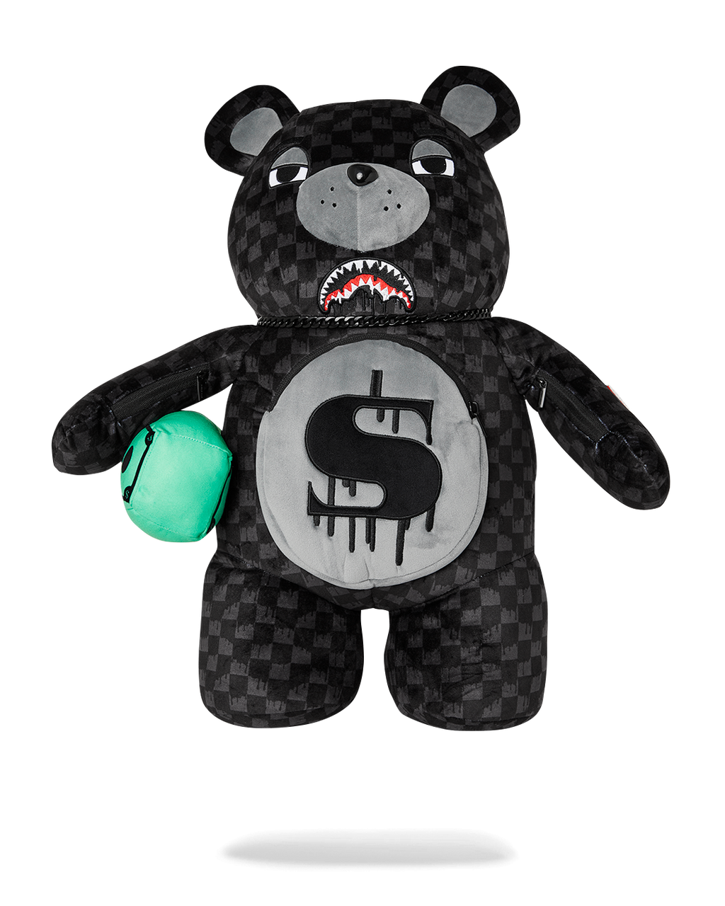 SPRAYGROUND SHARKS IN PARIS THUNDERDRIP MONEYBEAR TEDDYBEAR BACKPACK