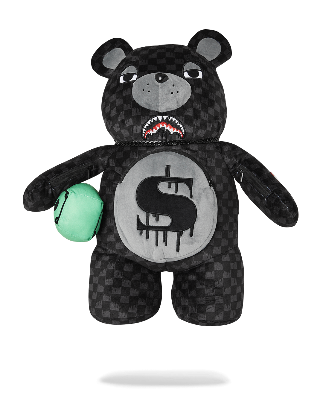 SPRAYGROUND SHARKS IN PARIS THUNDERDRIP MONEYBEAR TEDDYBEAR BACKPACK