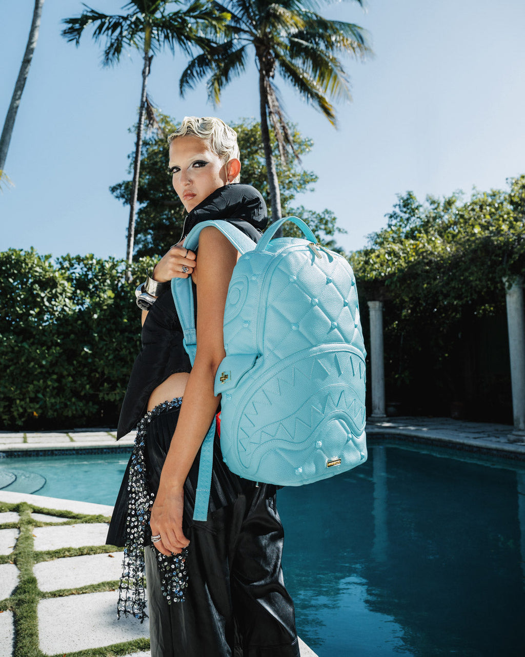 SPRAYGROUND ROCOCCO BEAR DLXSV BACKPACK