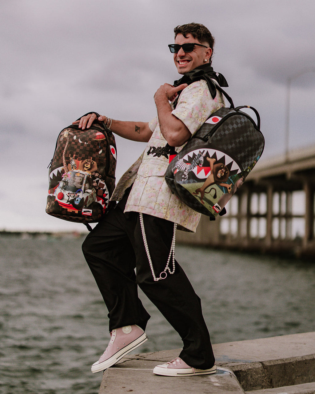 SPRAYGROUND MADAGASCAR ESCAPE TO THE CITY BACKPACK