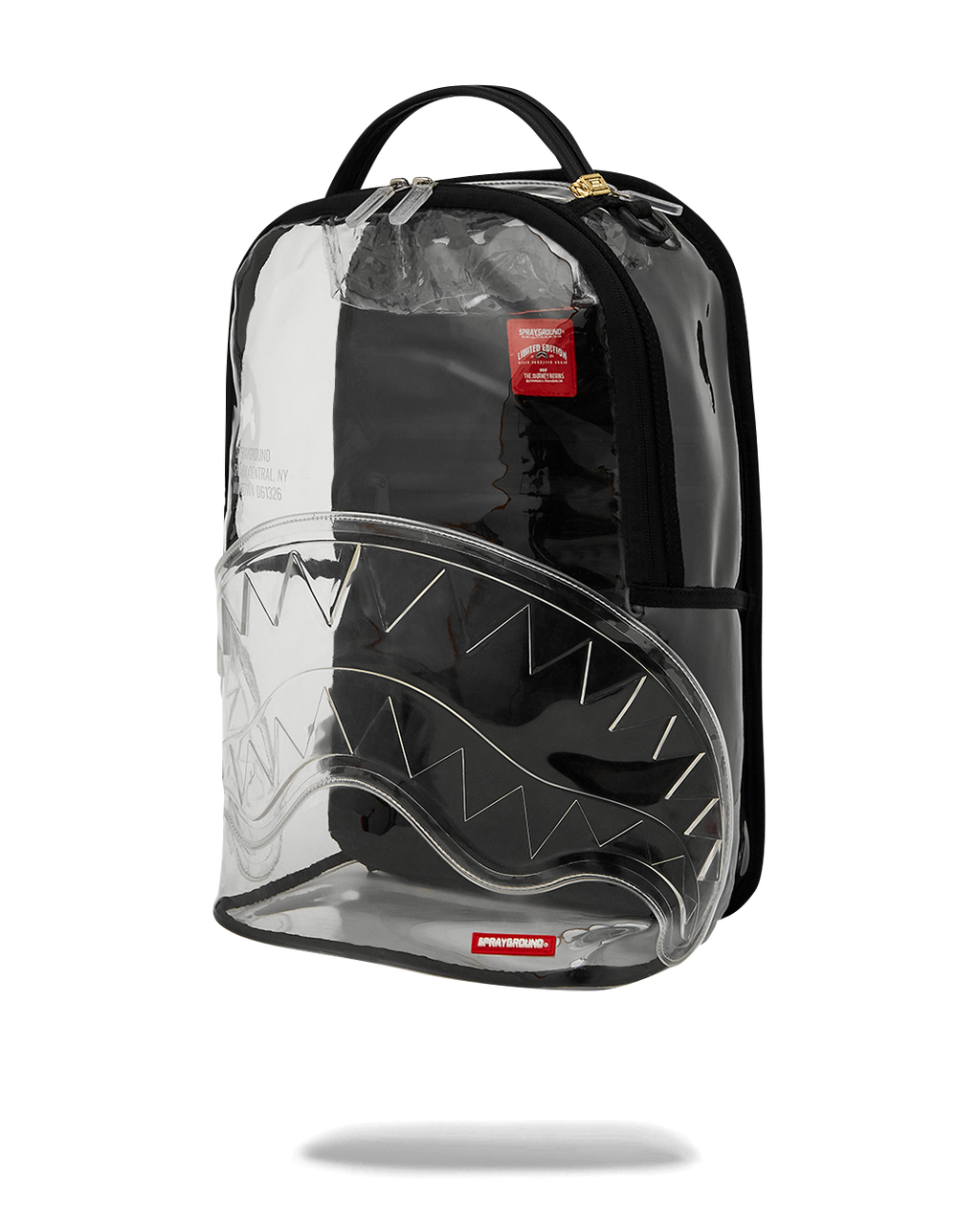 SPRAYGROUND CLEAR BACKPACK - SHARK CENTRAL