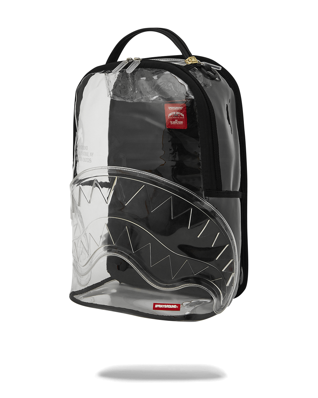 SPRAYGROUND CLEAR BACKPACK - SHARK CENTRAL