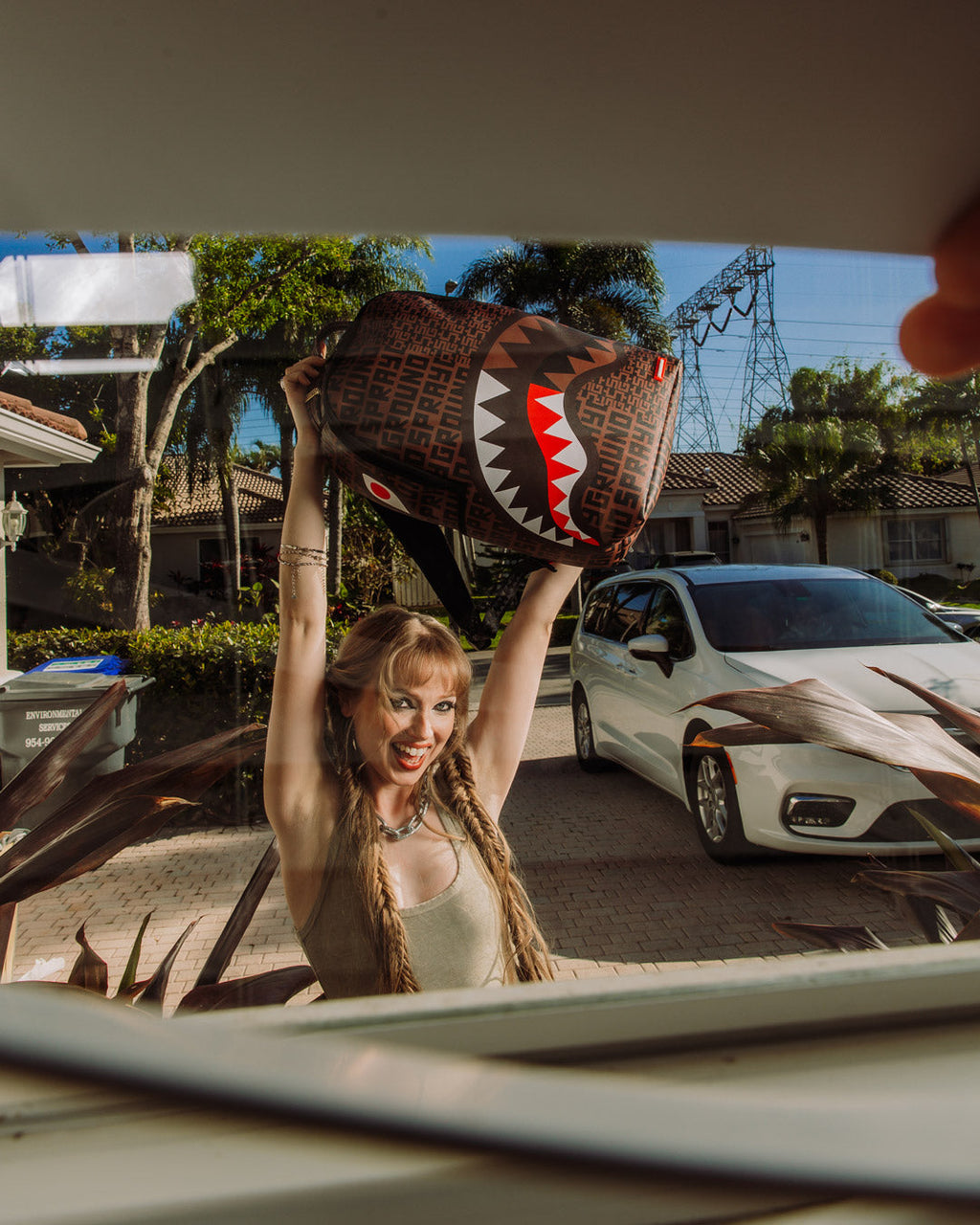 SPRAYGROUND MONEY SHARK SPLIT BACKPACK