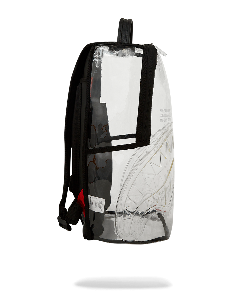 SPRAYGROUND CLEAR BACKPACK - SHARK CENTRAL