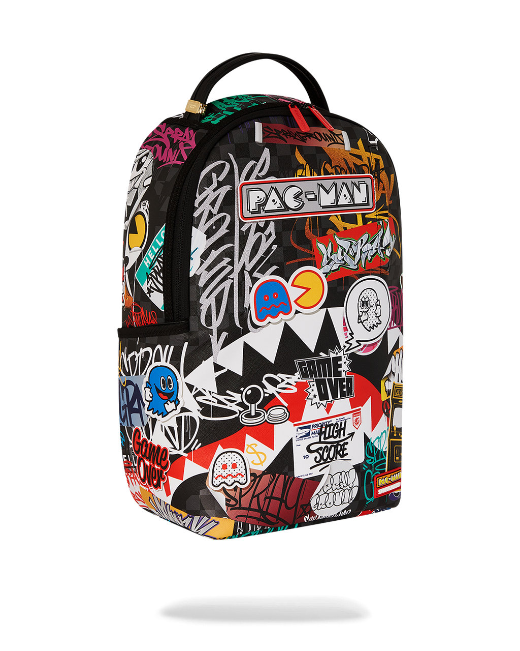SPRAYGROUND PACMAN LEVELED-UP ART BACKPACK