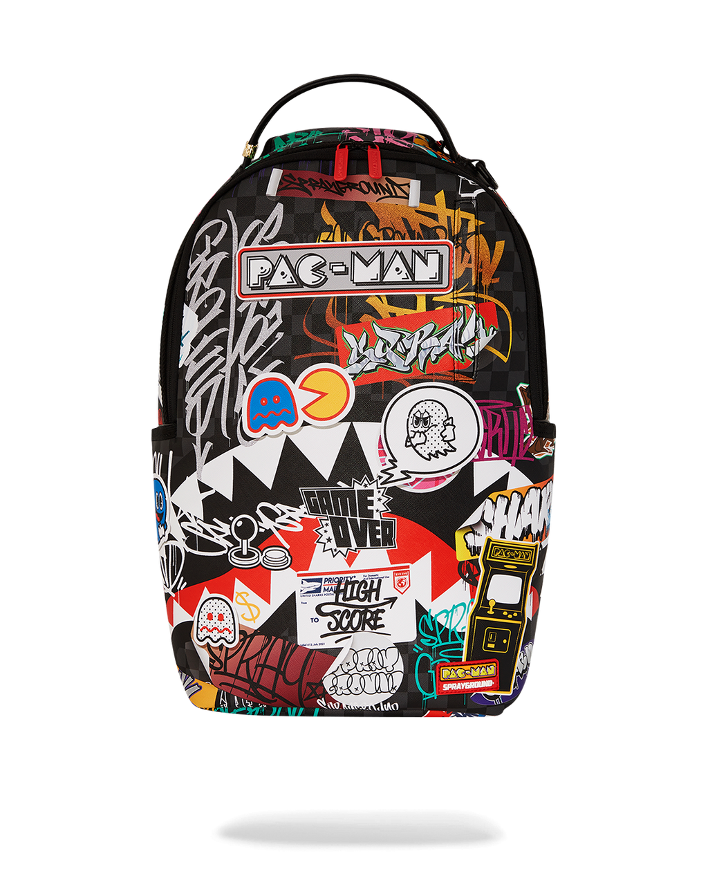 SPRAYGROUND PACMAN LEVELED-UP ART BACKPACK