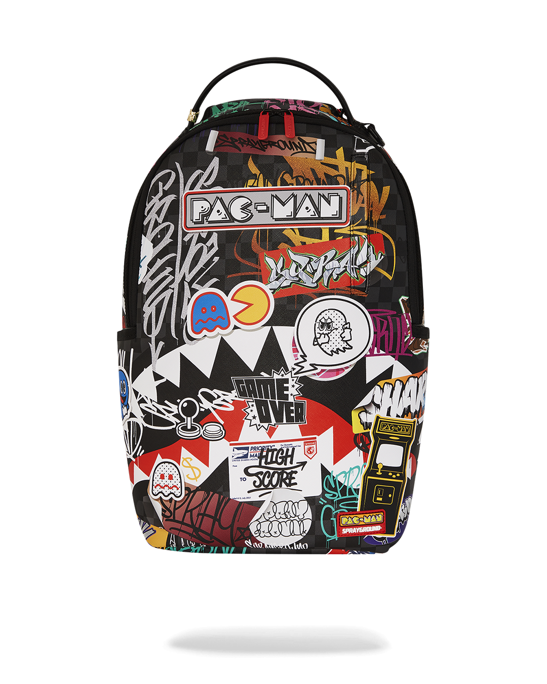 SPRAYGROUND PACMAN LEVELED-UP ART BACKPACK