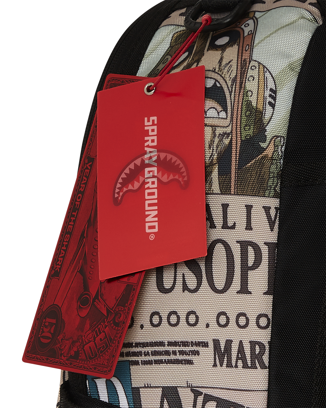 SPRAYGROUND ONE PIECE WANTED SHARK POSTERS BACKPACK
