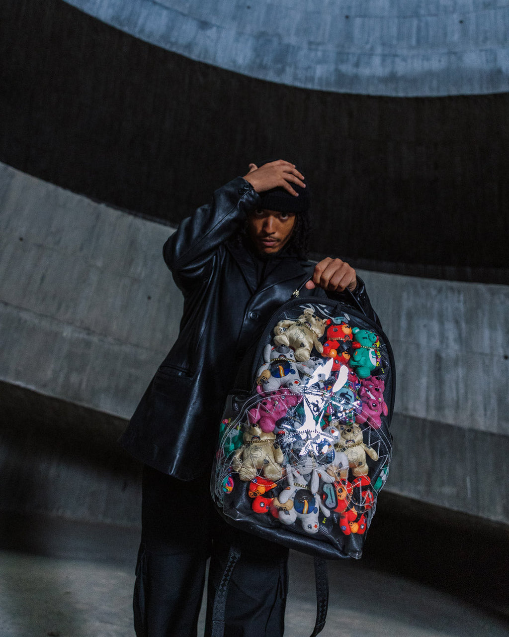 SPRAYGROUND LEGIT BEARS STUFFED IN THIS BAG BACKPACK