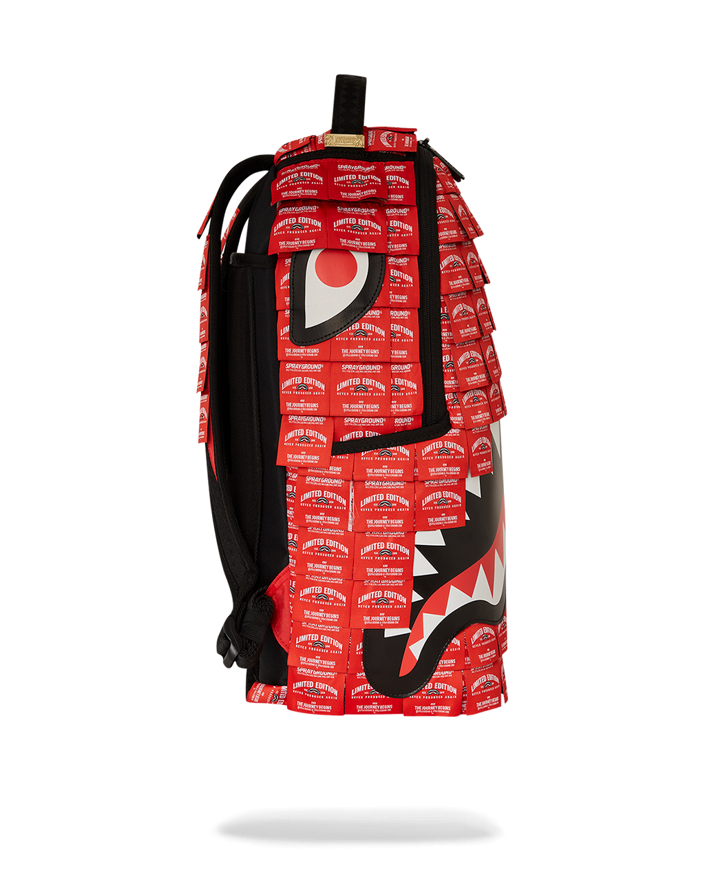 SPRAYGROUND MADE OF WOVEN LABELS SHARK BACKPACK