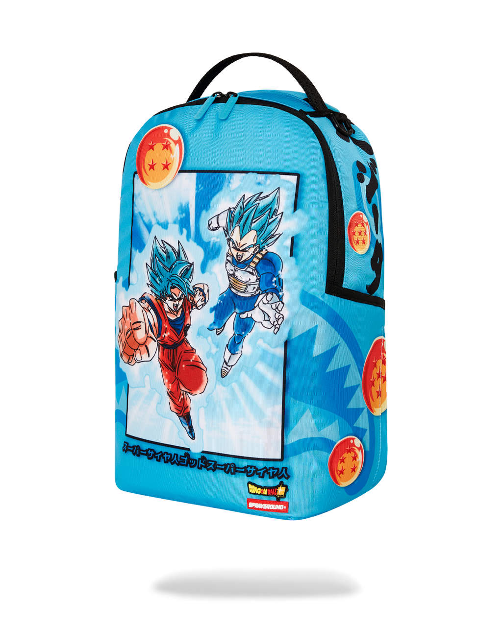 SPRAYGROUND DRAGON BALL Z SUPER SAIYAN BLUE GOKU AND VEGETA